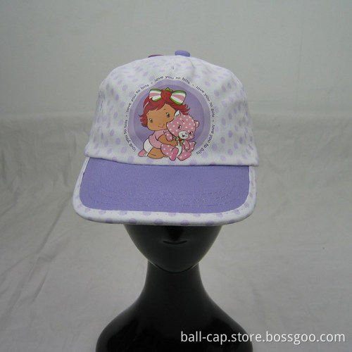 cartoon children hats summer girl baseball cap